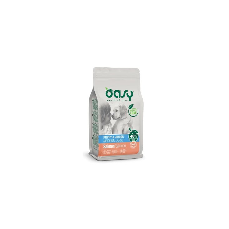 One Animal Protein Puppy & Junior Medium & Large con Salmone - 2,50KG