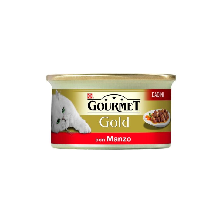 Gourmet Gold Dadini in Salsa con Manzo - 85GR