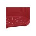 Cuccia in Plastica Siesta Deluxe Bordeaux - N°6 - L 70,5 x W 52 x H 23,5 Cm