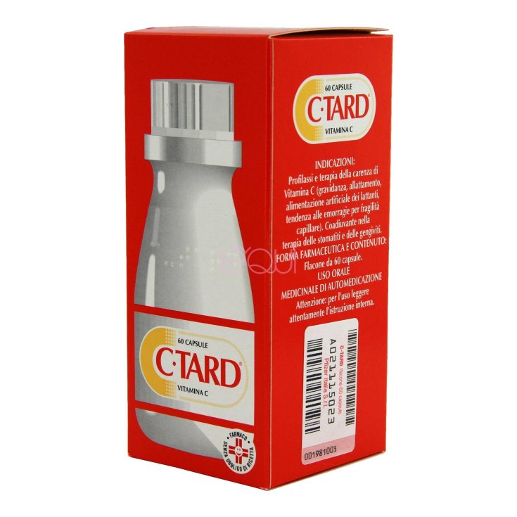 C-Tard Vitamina C 500mg Rilascio Prolungato Integratore Alimentare 60 Capsule 