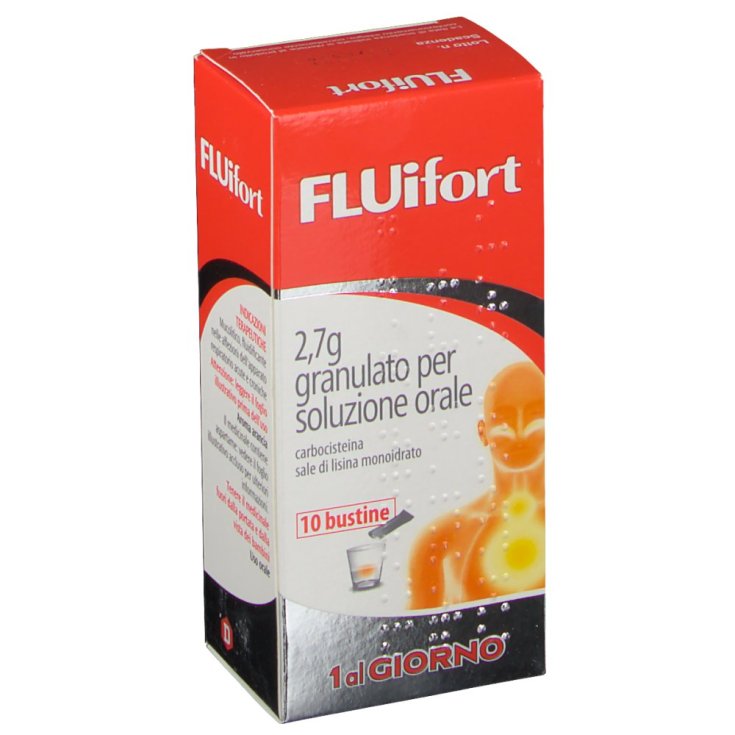 Dompé FLUifort  2,7g Granulato Per Soluzione Orale 10 Bustine