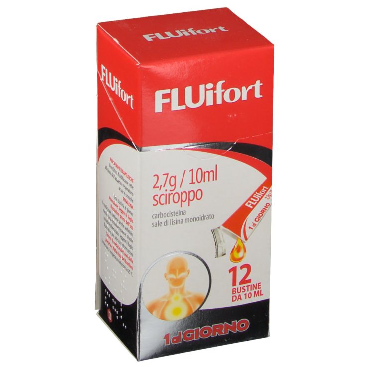 Dompé Fluifort 2,7g/10ml Sciroppo In 12 Bustine Da 10ml