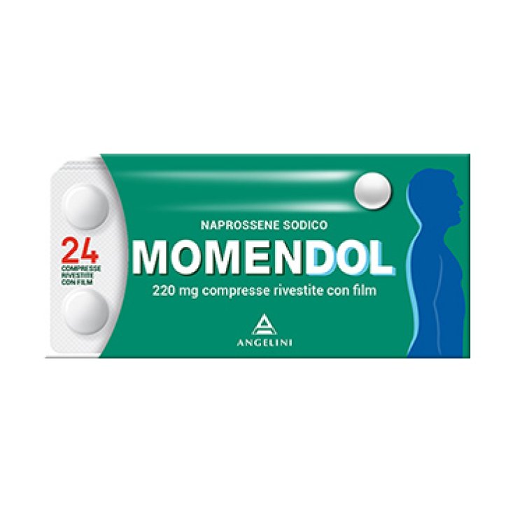 Angelini MomenDOL 220mg Naprossene Sodico 24 Compresse Rivestite