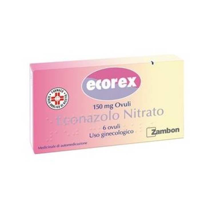 Zambon Ecorex 6 Ovuli Vaginali 150mg