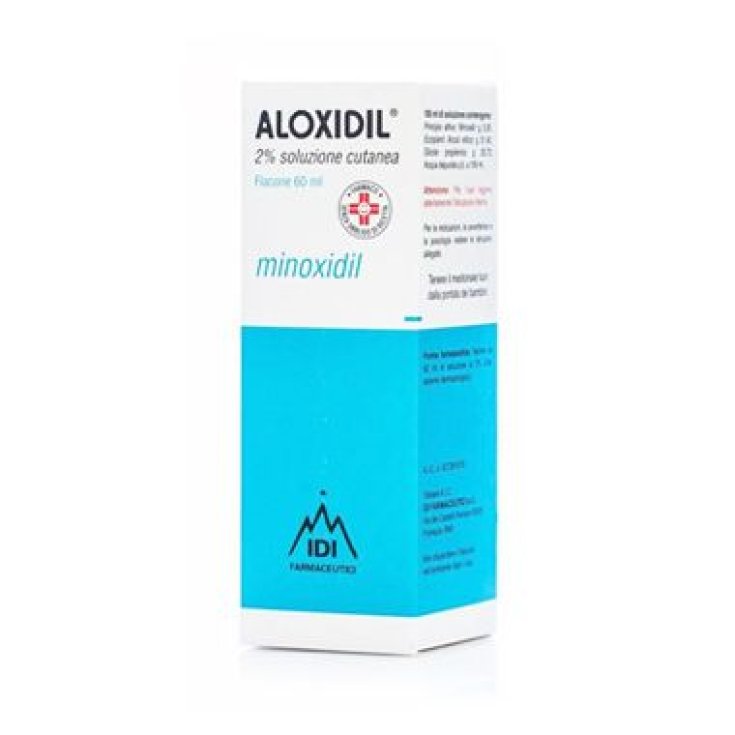 IDI Aloxidil 2% Minoxidil Soluzione Cutanea 60ml 