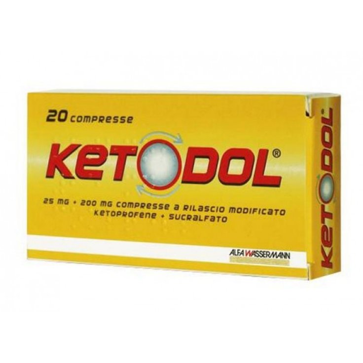Alfa Wassermann Ketodol 20 Compresse 25mg+200mg