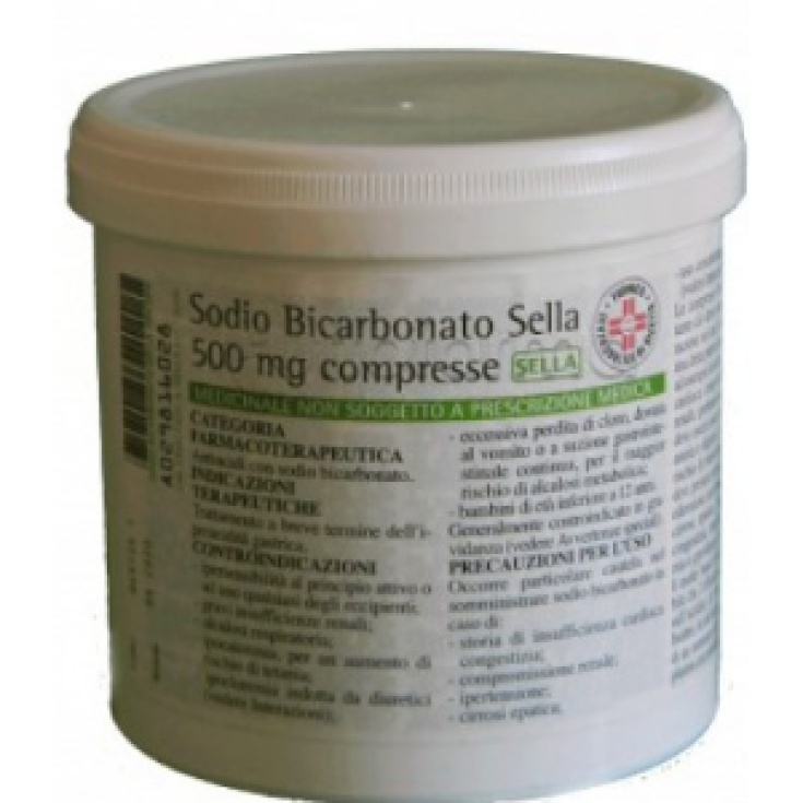 Sella Sodio Bicarbonato 500mg Integratore Alimentare 1000 Compresse