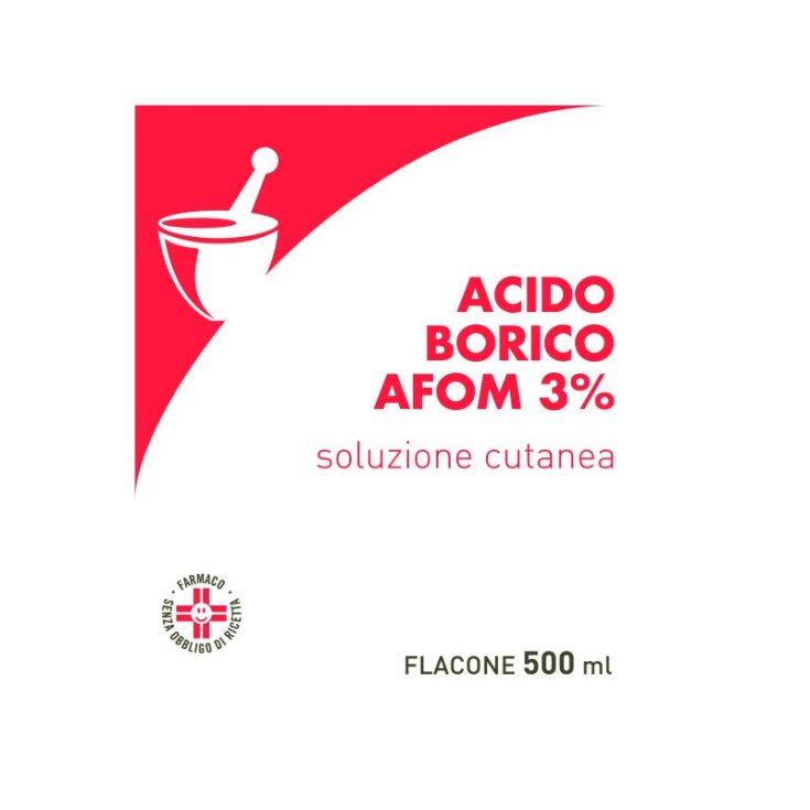 Acido Borico 3% Afom 500ml