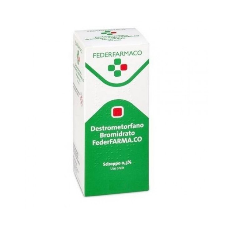 Destrometorfano Bromidrato FederFARMA.CO Sciroppo 0,3% 150ml
