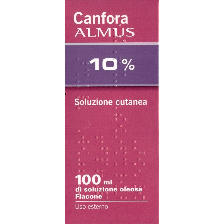 Canfora ALMUS 10% Soluzione Cutanea Oleosa 100ml