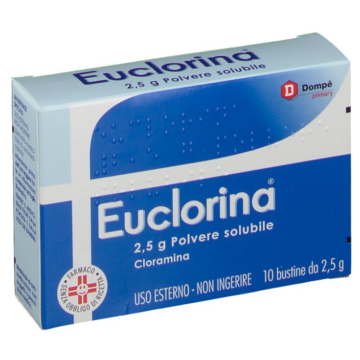 Domp&eacute; Euclorina Polvere Solubile Disinfettante 10 Bustine 2,5 g
