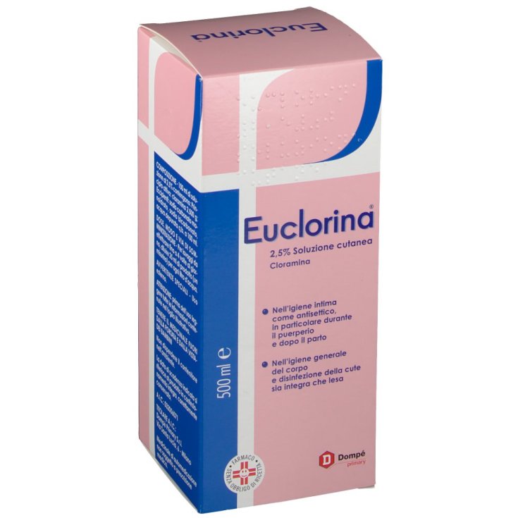 Dompé Euclorina 2,5% Soluzione Disinfettante 500ml 