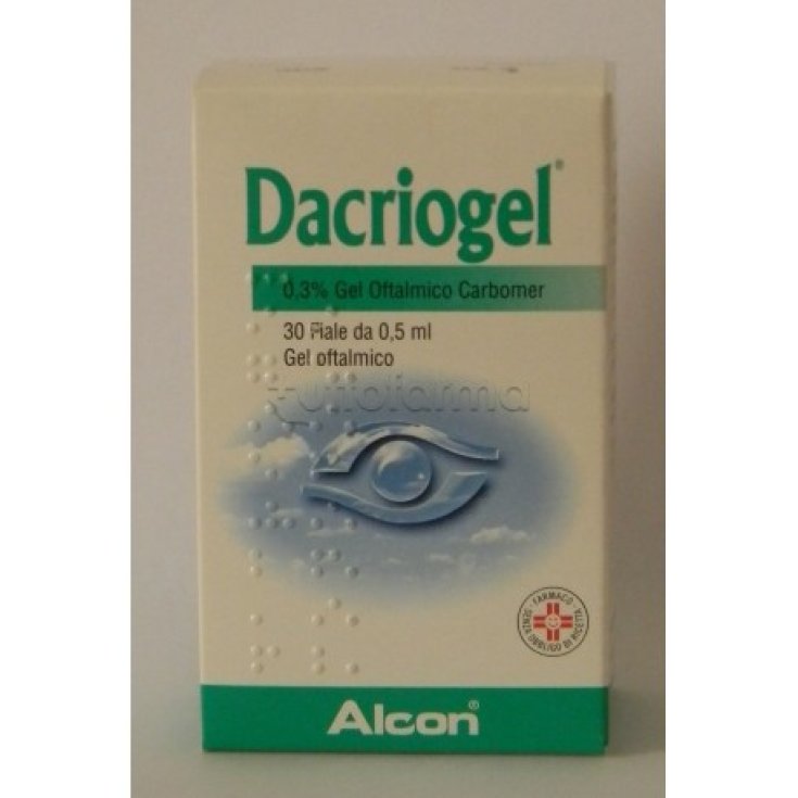 Alcon Dacriogel Gel Trattamento Insufficienza Idratazione Oculare 30 Fiale Monodose 0,5ml