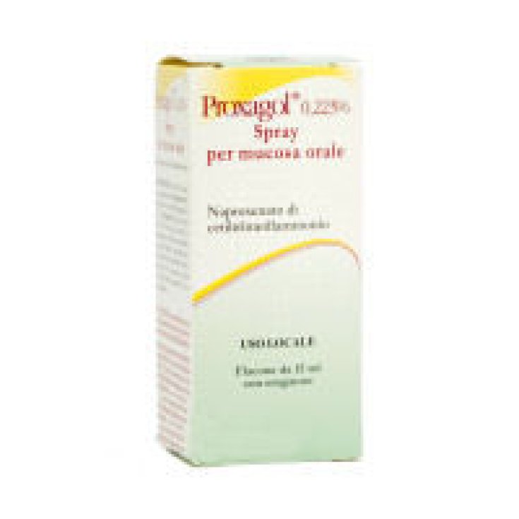 Proxagol 0,223% Spray Per Mucosa Orale 15ml 