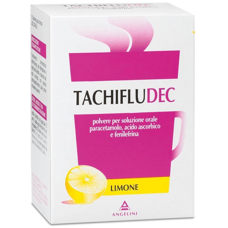 Angelini Tachifludec Polvere Per Soluzione Orale Gusto Limone 10 Bustine