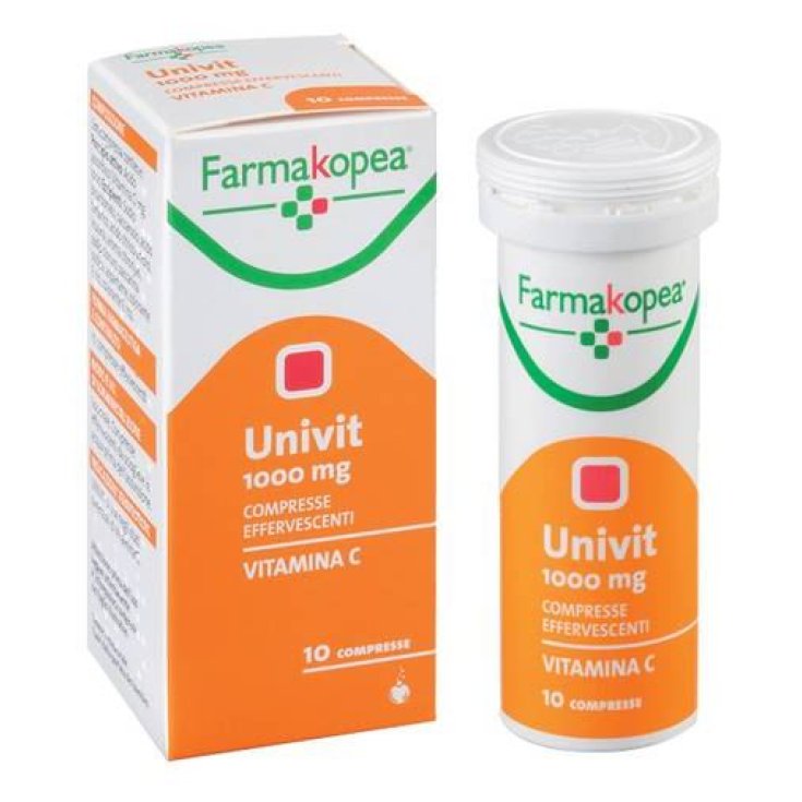 Univit 1000mg Vitamina C 10 Compresse Effervescenti 