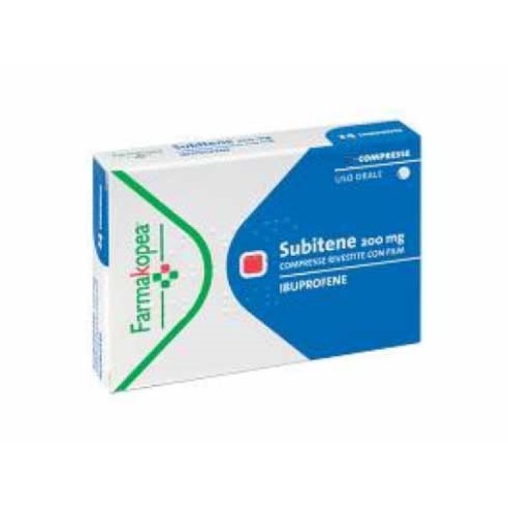 Farmakopea Subitene 200mg Ibuprofene 12 Compresse Rivestite