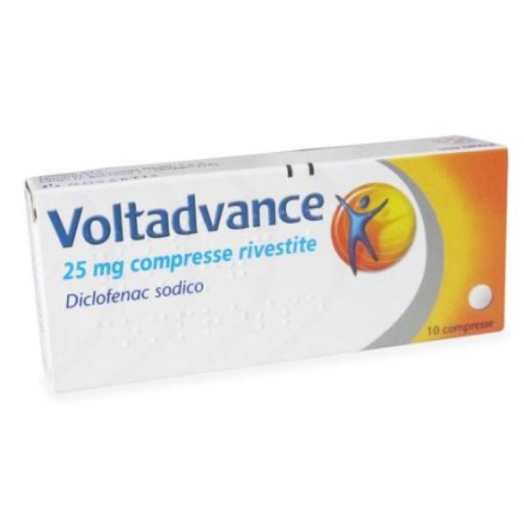 Novartis Voltadvance 10 Tablets Covered 25mg