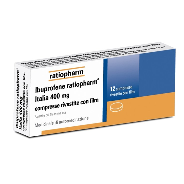 Ibuprofene RatioPharm 400mg 12 Compresse Rivestite