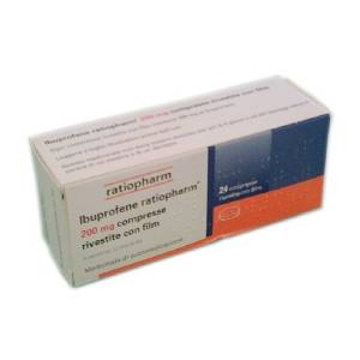 Ibuprofene RatioPharm 200mg 24 Compresse Rivestite