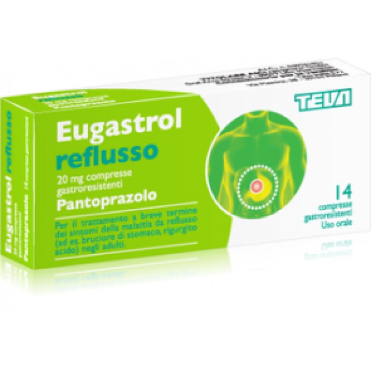 Eugastrol Reflusso 20mg 14 Compresse