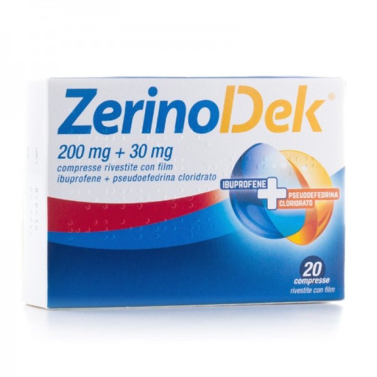 Zerinodek 200mg+30mg Dispositivo Medico 20 Compresse