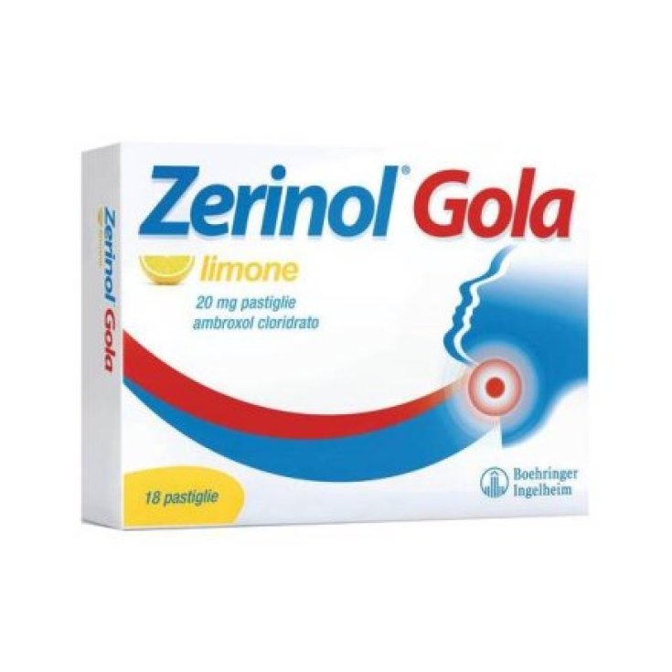Zerinol Gola Lemon 20mg 18 Tablets