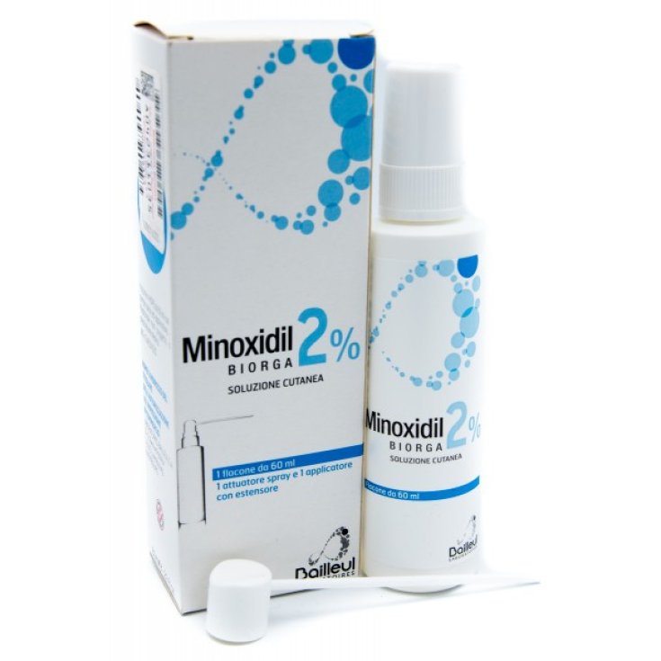Minoxidil Biorga 2% Soluzione Cutanea 60 ml