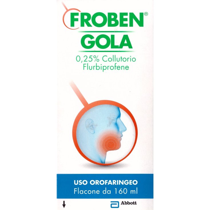 Froben Gola 0,25%  Colluttorio Flurbiprofene 160ml 