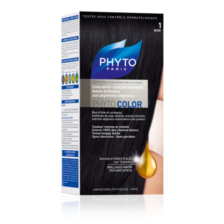 Phyto Phytocolor Colorazione Permanente Colore 1 Nero Intenso 