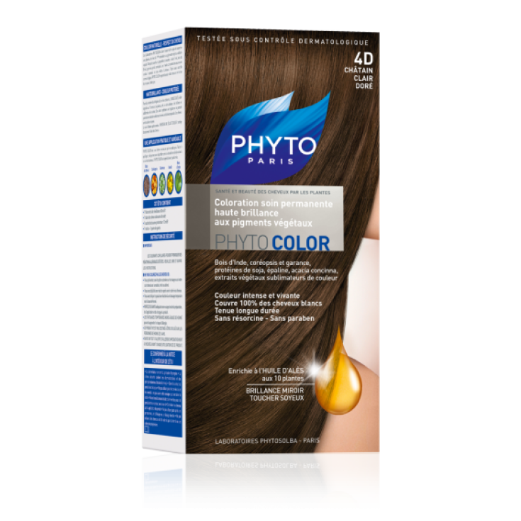 Phyto Phytocolor Colorazione Permanente Colore 4D Castano Chiaro Dorato