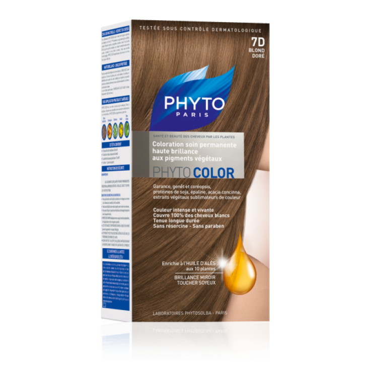 Phyto Phytocolor Colorazione Permanente Colore 7D Biondo Dorato