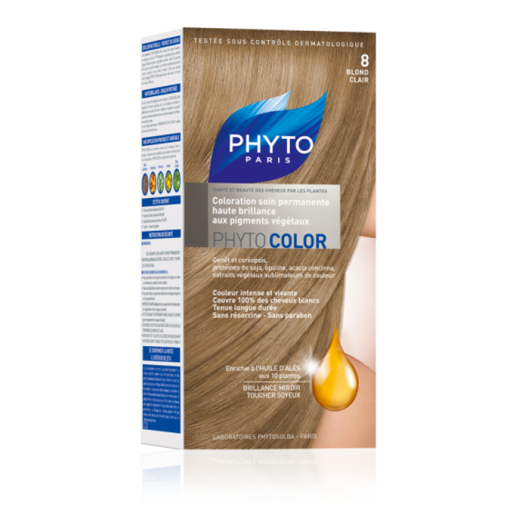 Phyto Phytocolor Colorazione Permanente Colore 8 Biondo Chiaro