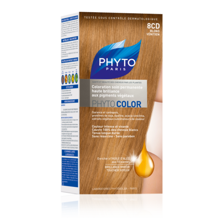 Phytocolor Colorazione Permanente Colore 8CD Biondo Chiaro Ramato Dorato