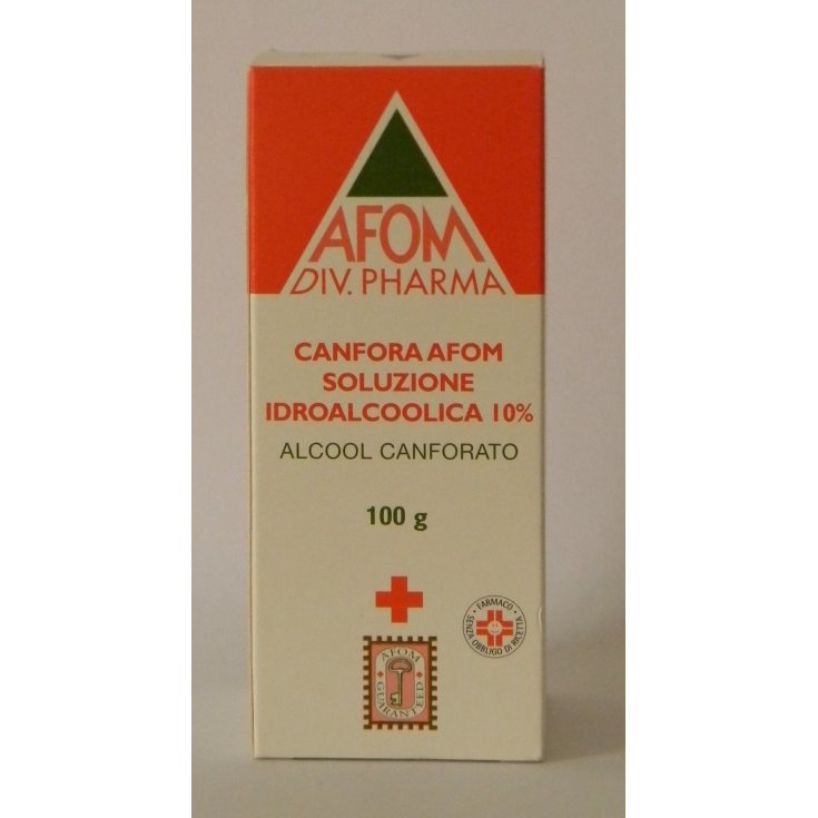 AFOM Div.Pharma Canfora AFOM Soluzione Idroalcolica 10% 100g