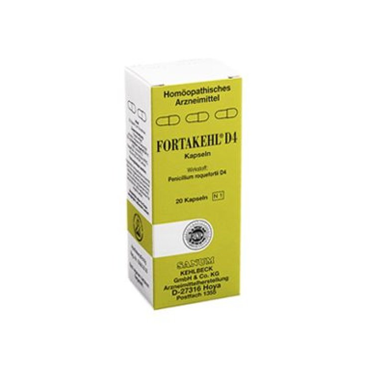 Sanum Fortakehl D4 Medicinale Omeopatico 20 Capsule