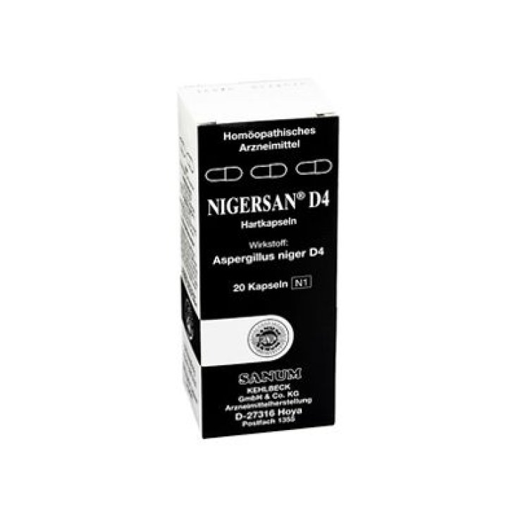 Sanum Nigersan D4 Medicinale Omeopatico 20 Capsule