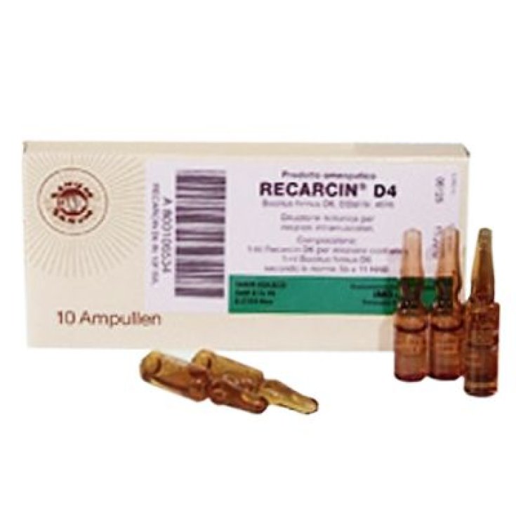 Sanum Recarcin D4  Medicinale Omeopatico 10 FIale x1ml