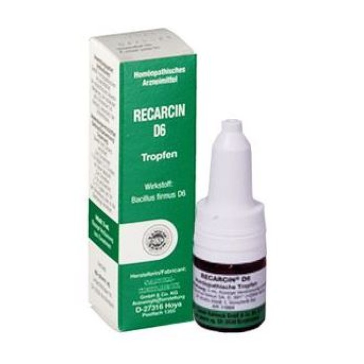 Sanum Recarcin D6 Medicinale Omeopatico 10 Supposte