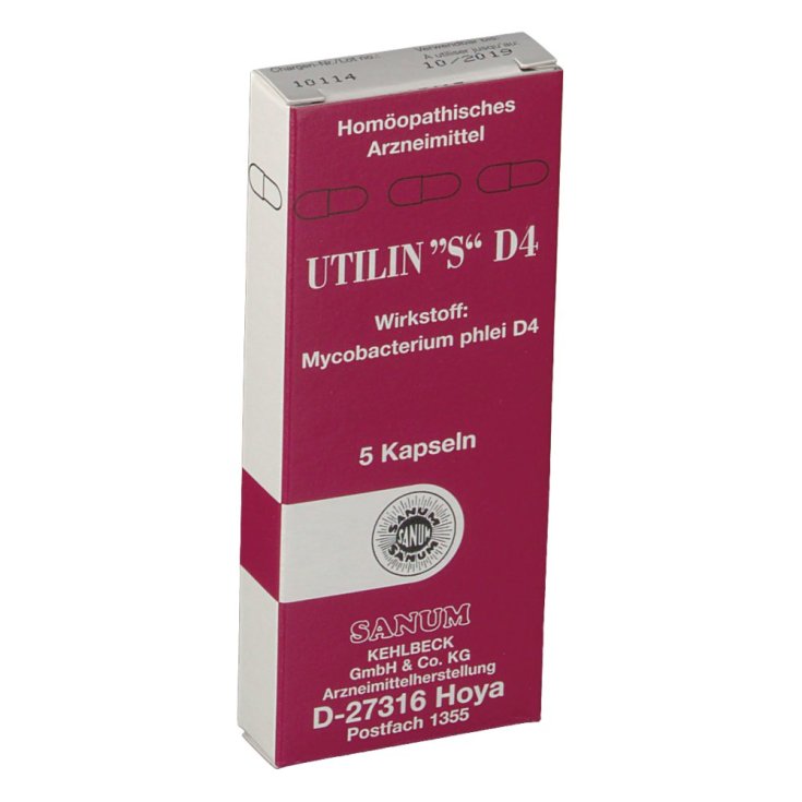 Sanum Utilin S D4 Medicinale Omeopatico 5 Capsule