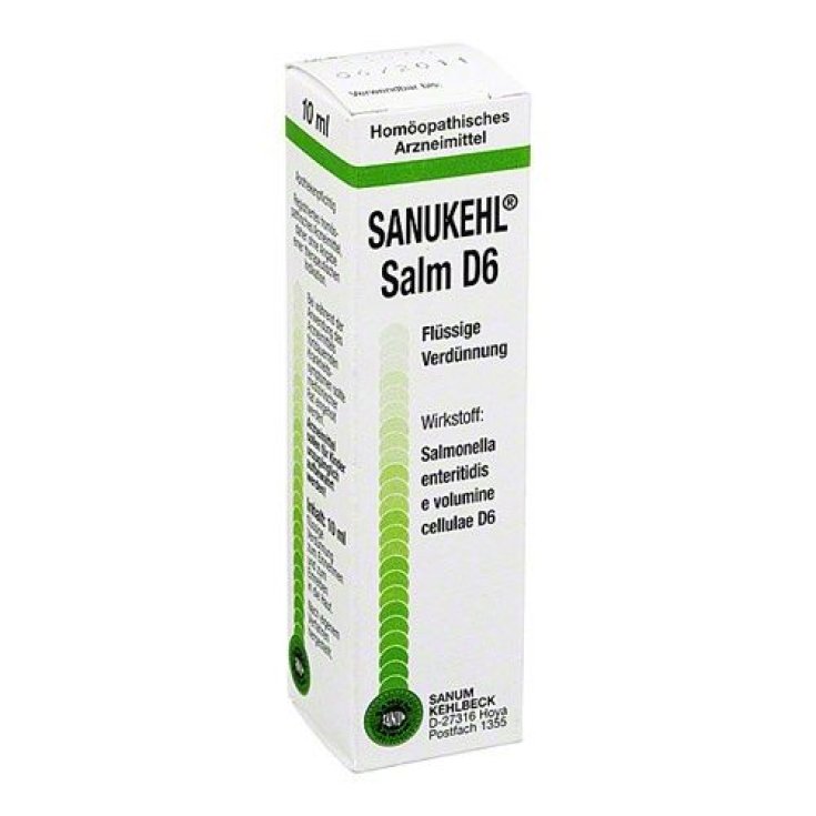 Sanukehl Salm D6 Gocce Medicinale Omeopatico 10ml