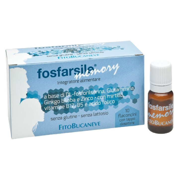 Fitobucaneve Fosfarsile Memory Integratore Alimentare Senza Glutine 10Flaconcini
