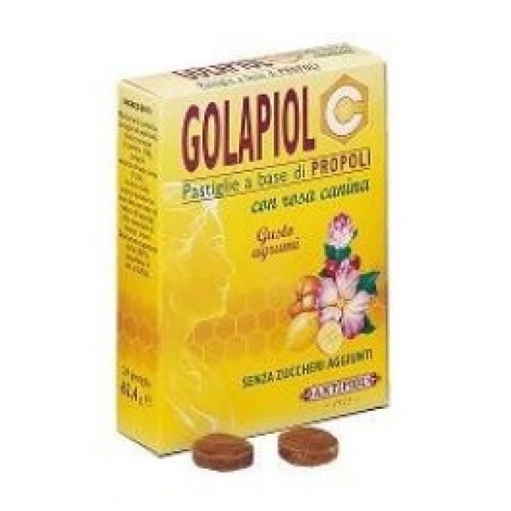 Antipiol Golapiol C Pastiglie Con Vitamina C Gusto Agrumi Senza Zucchero 24 Compresse