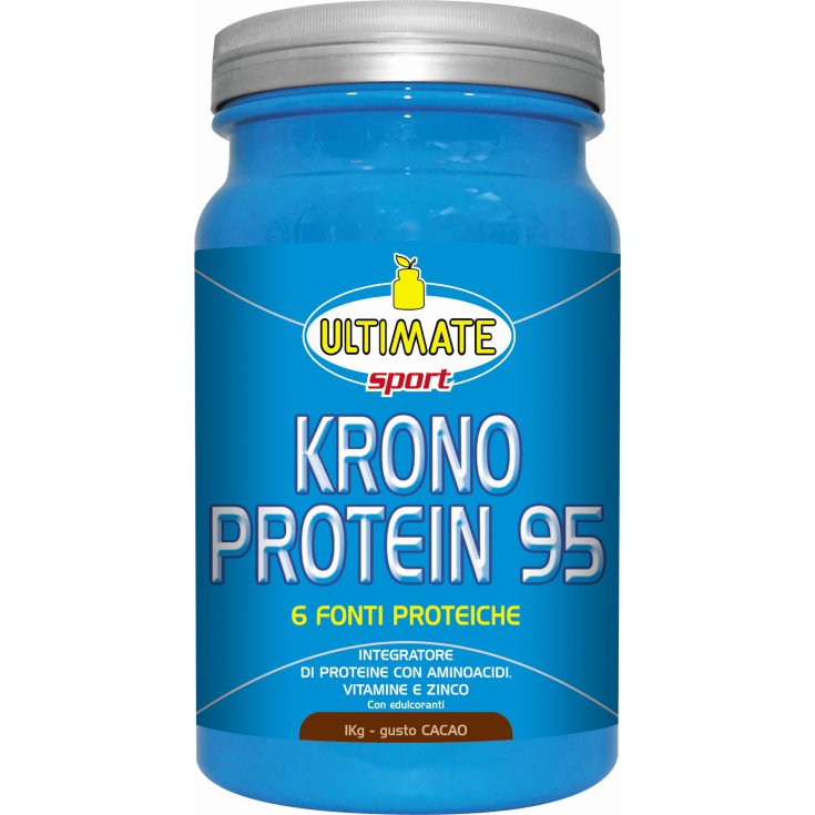 Ultimate Krono Protein 95 Integratore Alimentare Gusto Cacao 1kg