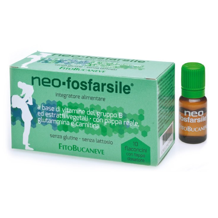 Fitobucaneve Neo-Fosfarsile Integratore Alimentare Senza Glutine 10 Flaconcini