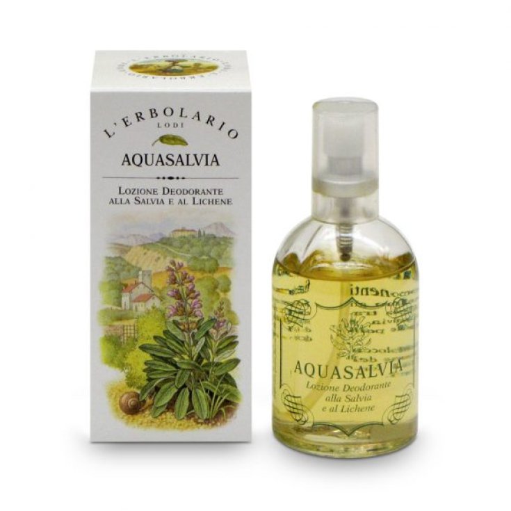 L'Erbolario Aquasalvia Lozione Deodorante alla Salvia e Lichene 100ml