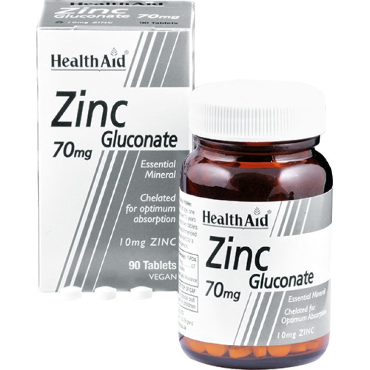 Health Aid Gluconato De Zinc 90 Comp
