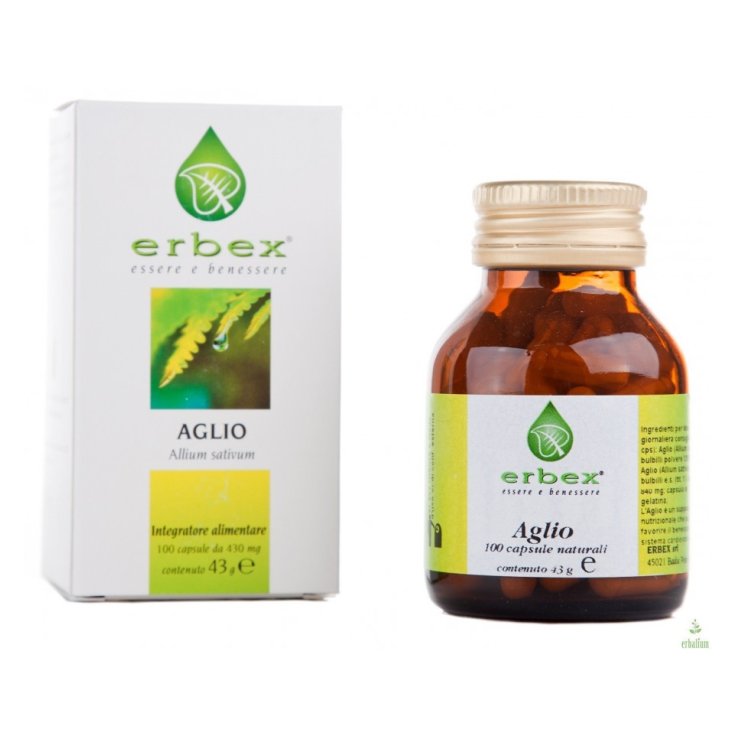 Erbex Aglio Integratore Alimentare 100 Capsule