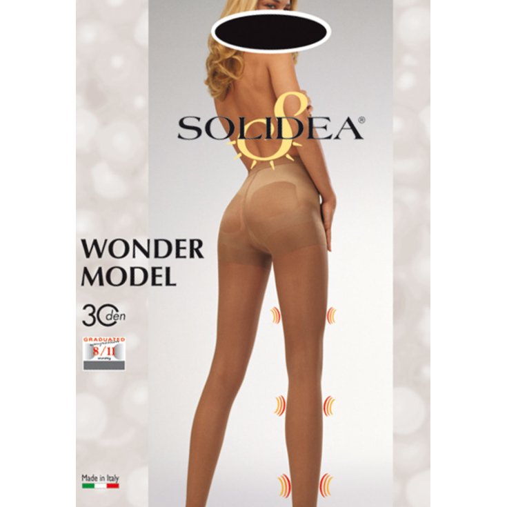 Solidea Wondermodel 30Den Collant Push-Up Nero 3