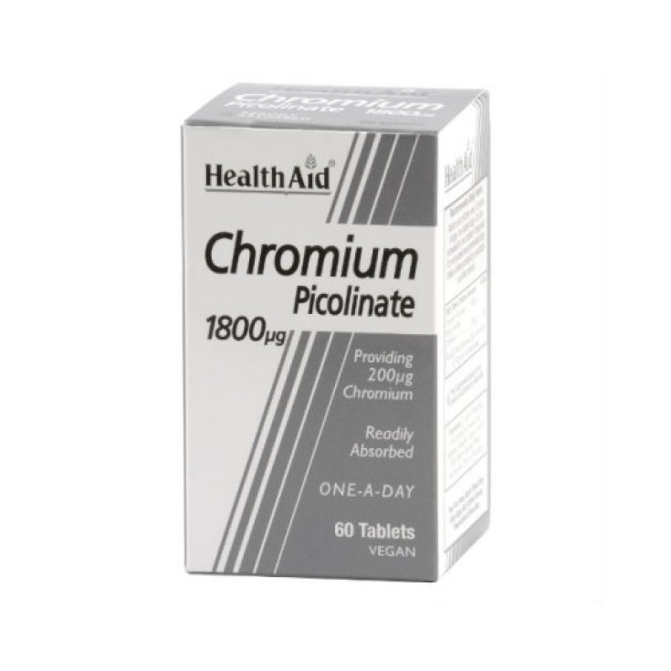 Health Aid Cromo Picolinato 200 Mcg 60 Comp